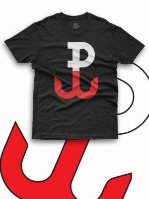 koszulka męska polska walcząca sanctra czarna Koszulka męska Polska Walcząca