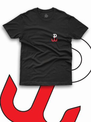 koszulka męska polska walcząca sanctra czarns mini Koszulka męska Polska Walcząca Mini