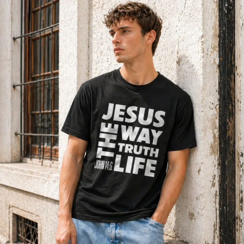 Koszulka męska Jesus the Way