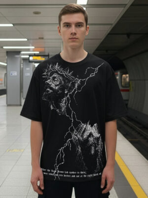 koszulka chrzescijańska jesus jezusem after the lord sanctra mod T-shirt Divine Return