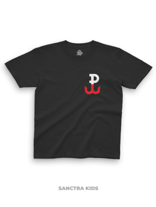 T-shirt dziecięcy z Polską Walczącą na sercu