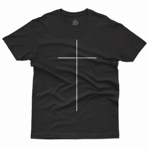 Koszulka męska z Krzyżem chrześcijańska Sanctra